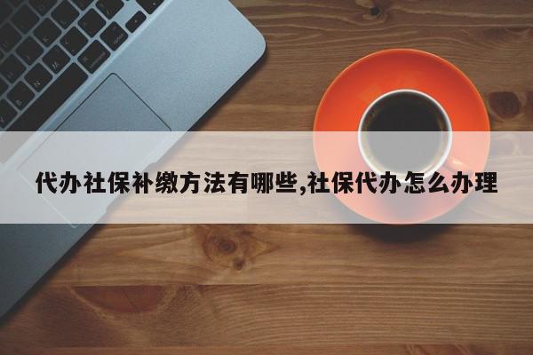 代办社保补缴方法有哪些,社保代办怎么办理